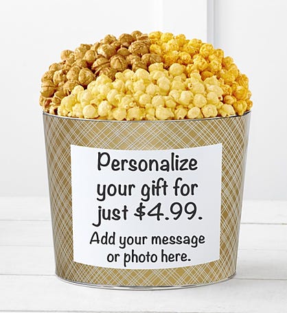 Tins With Pop® Gold Personalized Tin